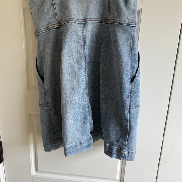 $5 ship! Altar'd State Mini Denim Dress - Size S - Picture 5 of 9